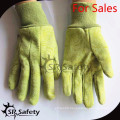 SRSAFETY best price gloves best gardening gloves in china,green working gloves outdoor working gloves